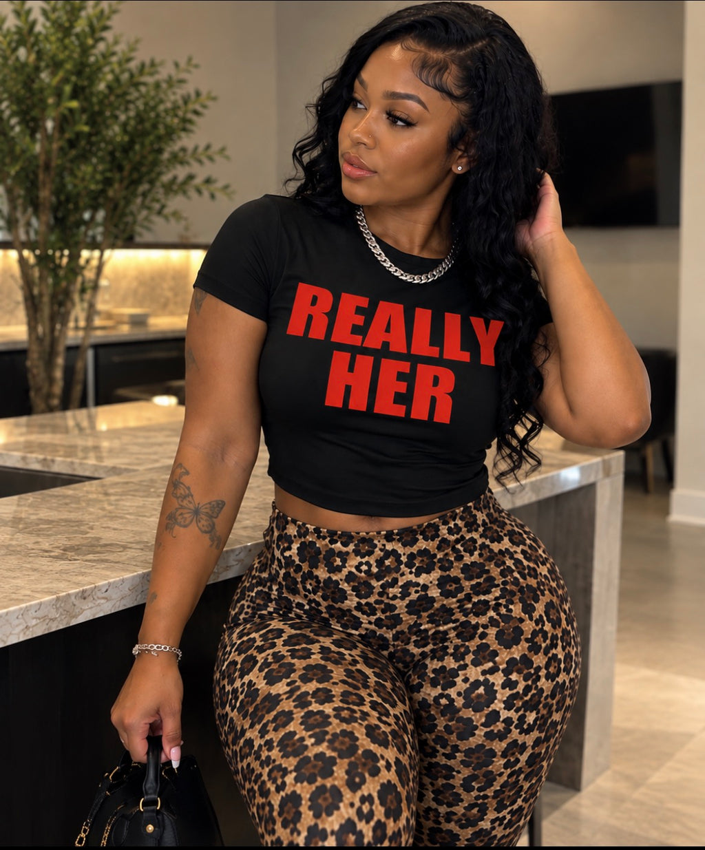 Really HER Crop shirt